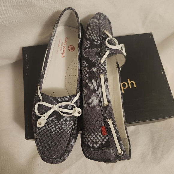MARC JOSEPH NEW YORK Crosby Flat, Ballerine In Pelle Con Punta Tonda, Senza Lacci, Suola In Gomma, Made In Brazil - 4